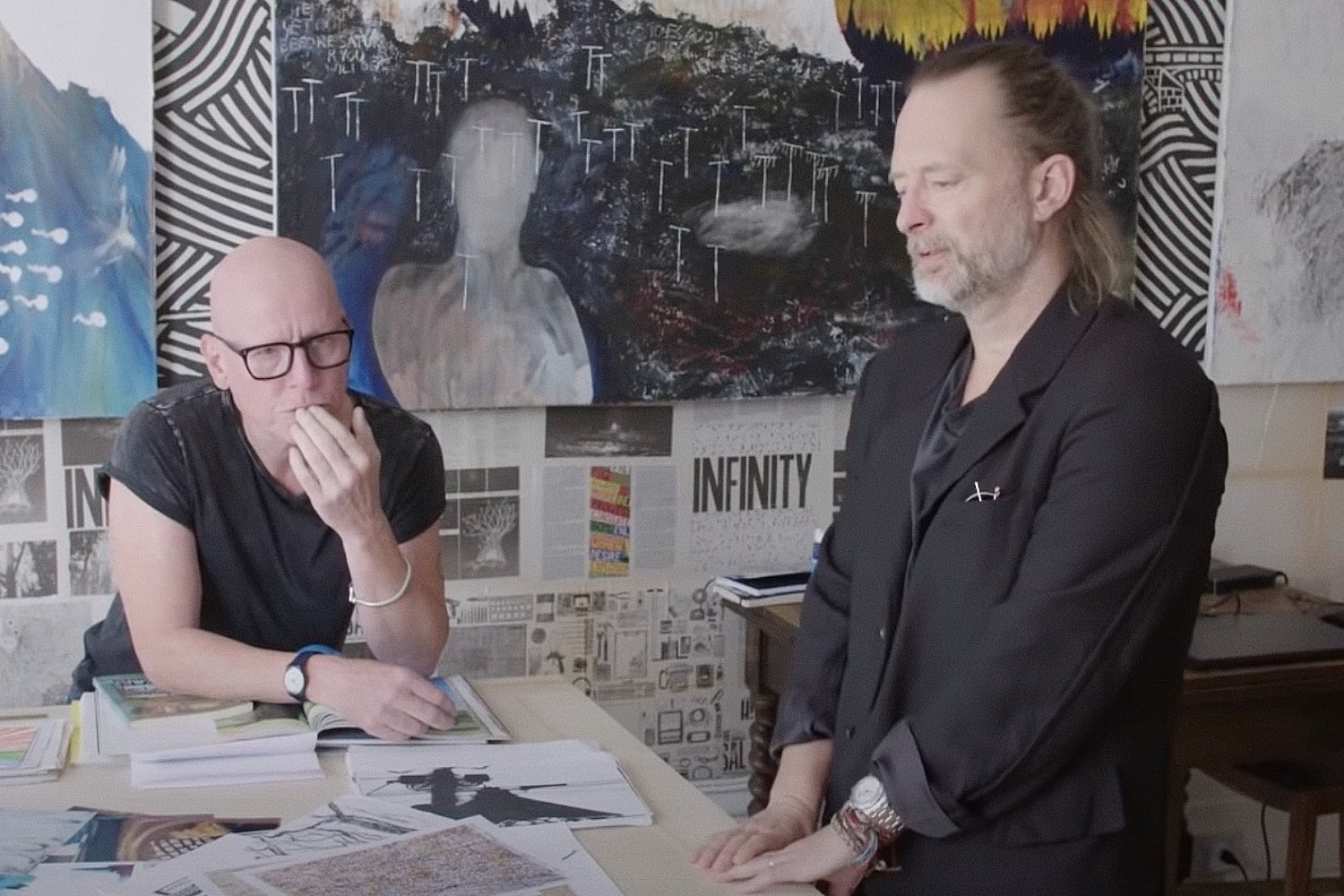 Ο Thom Yorke και ο Stanley Donwood παρουσιάζουν μία νέα έκθεση τέχνης στο Λονδίνο