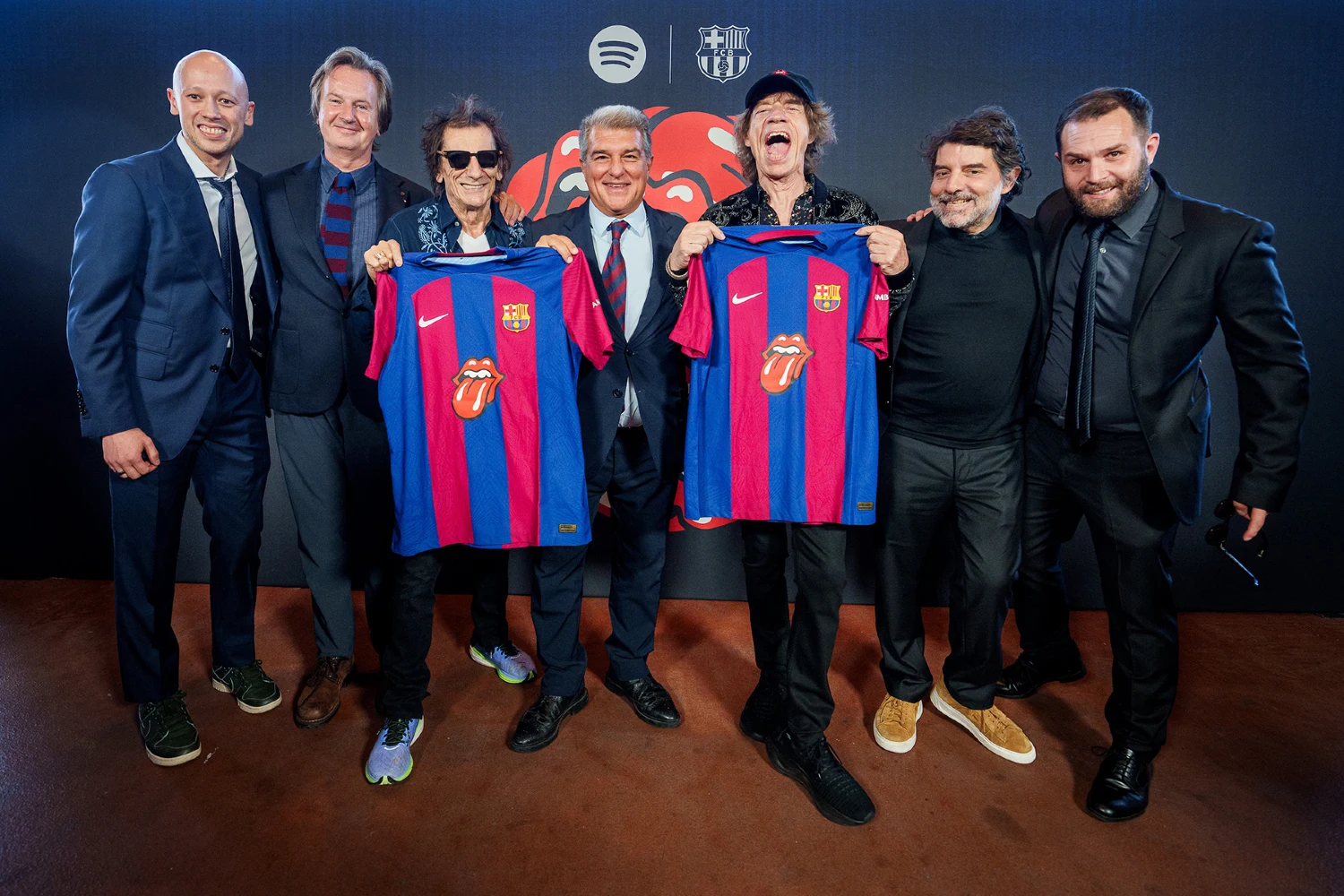 Οι Rolling Stones στη φανέλα της Μπαρτσελόνα