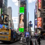 Χριστίνα Σάλτη: Εμφανίστηκε στα billboards στην Times Square της Νέας Υόρκης